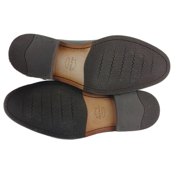 Cole Haan Warner Grand 360 8.5 Blue Brown Mens Postman Oxford Leather Lace Up - Picture 14 of 15